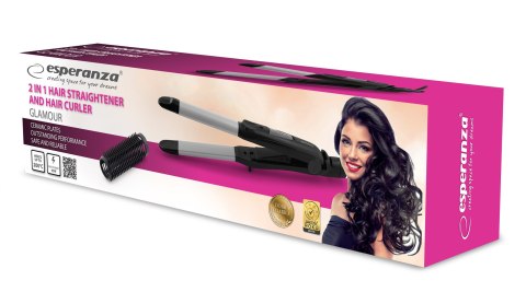 EBP005 Esperanza prostownica z lokówką do włosów glamour
