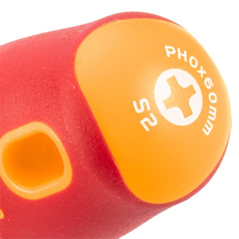Wkrętak krzyżowy 1000V, PH0 x 60 mm, S2