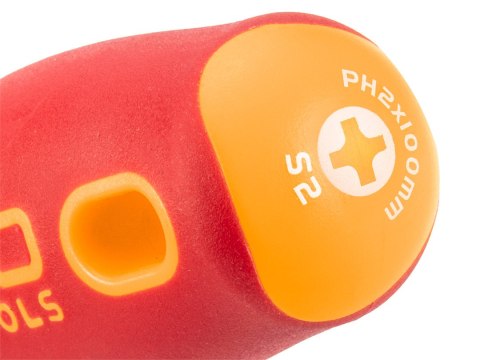 Wkrętak krzyżowy 1000V, PH2 x 100 mm, S2