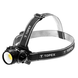 Latarka czołowa 3W LED COB, 3 x AAA