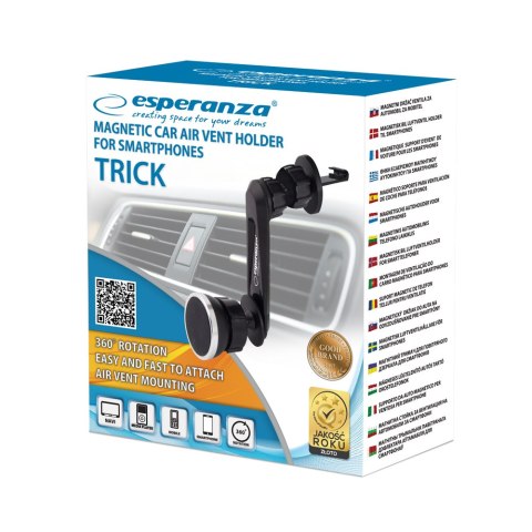 EMH130 Esperanza uchwyt samochodowy do telefonu magnetyczny trick