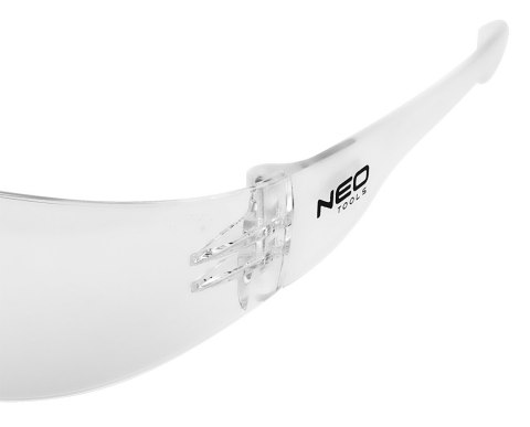 Okulary ochronne, białe soczewki, klasa odpornosci F