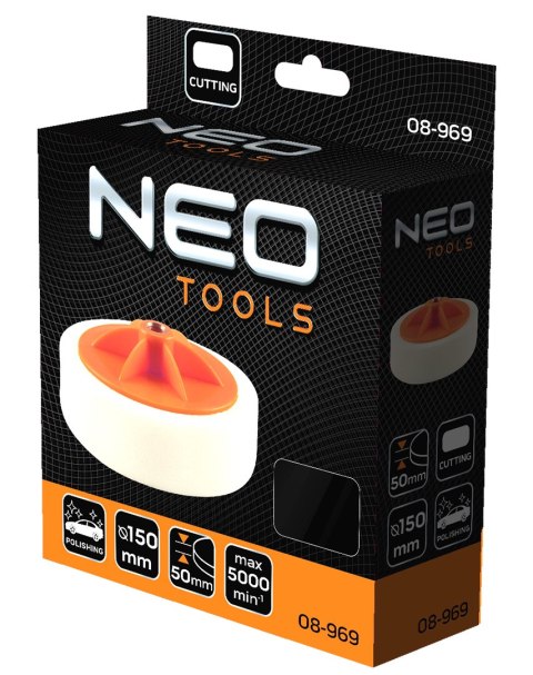 Pad polerski 150 x 50 mm, gąbka ścierna, M14