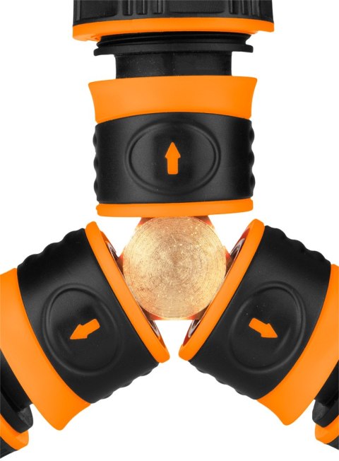 Rozdzielacz typu Y, mosiężny