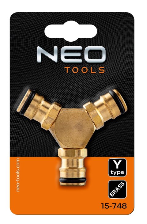 Rozdzielacz typu Y, mosiężny