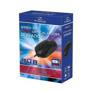TM125K Titanum mysz przewod. 3d opt. usb-c dorado