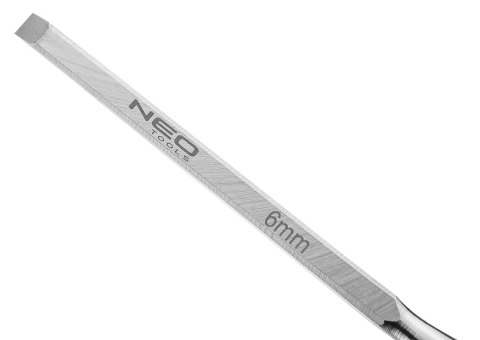 Dłuta 6, 12, 18, 24 mm, zestaw 4 szt., uchwyt drewniany