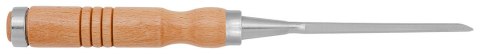 Dłuta 6, 12, 18, 24 mm, zestaw 4 szt., uchwyt drewniany