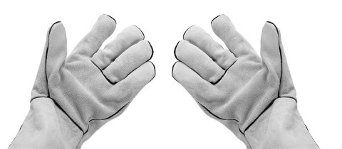 Rękawice spawalnicze długie z nicią kevlarową, MAG typ A, EN 388: 4332X & EN 407: 442X4X