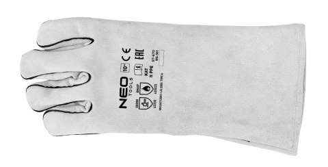 Rękawice spawalnicze długie z nicią kevlarową, MAG typ A, EN 388: 4332X & EN 407: 442X4X