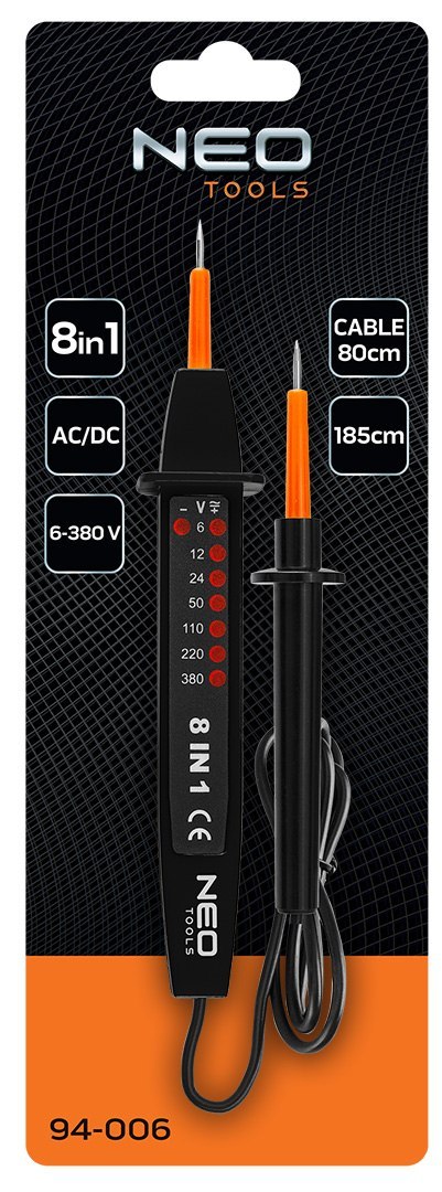 Wielofunkcyjny tester napięcia 8 w 1 AC/DC 6-380V