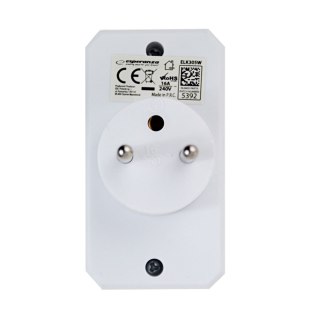 ELK305W Esperanza rozgałęźnik elektr. 2 gn. biały