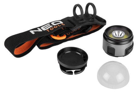 Lampa czołowa biwakowa aku 250+200 lm