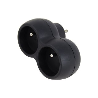 ELK312K Esperanza rozgałęźnik elektryczny 2 gn. czarny