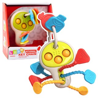 Klucze Edukacyjne Sensoryczyne Kolorowe Ruchome Elementy Dla Malucha