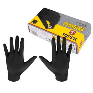 Rękawice nitrylowe, 100 sztuk, rozmiar L