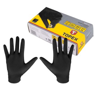Rękawice nitrylowe, 100 sztuk, rozmiar XL