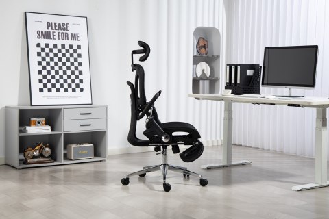Activejet Fotel biurowy Ergonomiczny YK848 czarny