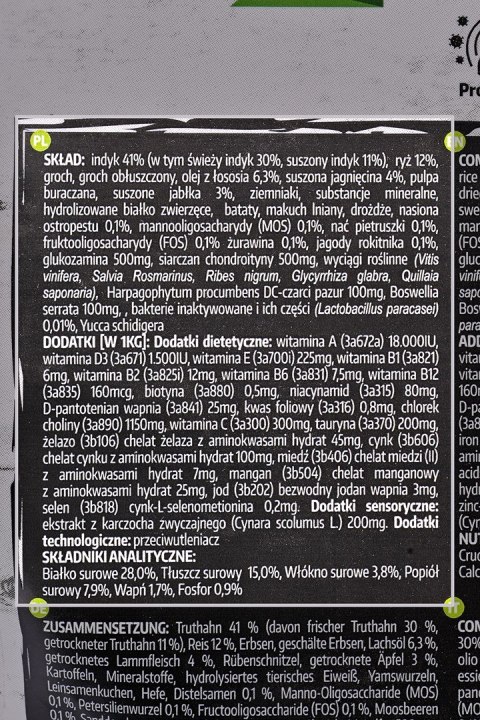 BIOFEED Euphoria Fresh Meat Indyk/Jagnię M/L 2kg