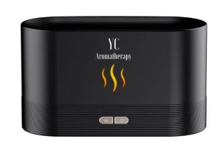 DYFUZOR ULTRADŹWIĘKOWY DO OLEJKÓW ETERYCZNYCH FLAME CZARNY - YOUR CANDLE