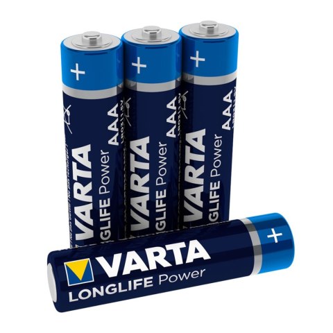 4x bateria R-03 R03 AAA 1,5V alkaliczne Varta Longlife Power