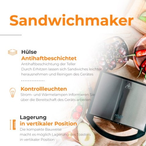 AD 3069 Opiekacz do kanapek