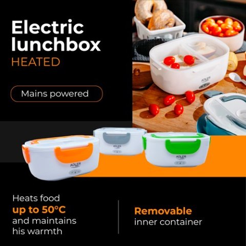 AD 4474 grey Pojemnik na żywność - podgrzewany