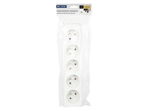 98-102# Gniazdo gn-570 pr 5gniazd z uziemieniem