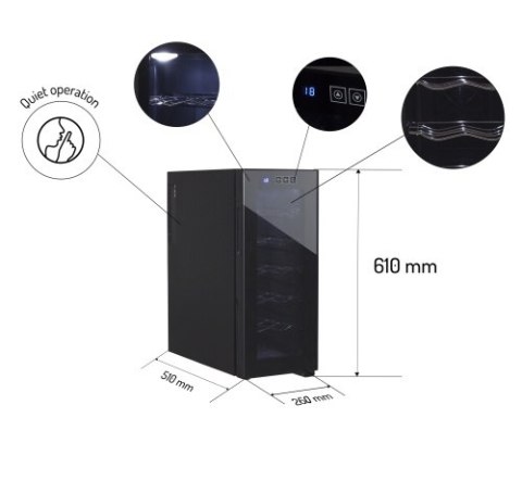 AD 8083 Spiżarka do napojów / do wina