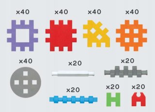 Klocki wafle mini 300szt 02271