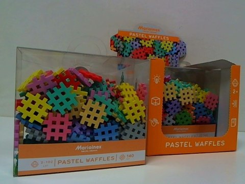 Klocki wafle mini pastel 140szt 03650