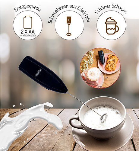 MS 4502 black Spieniacz do mleka