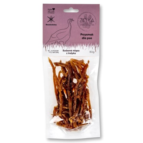 ZOYA mięso z Indyka przysmak dla psa 80g