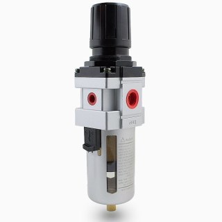 Filtr sprężonego powietrza 1/2" z reduktorem ciśnienia i manometrem 10 bar