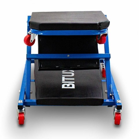 Leżanka Warsztatowa Siedzisko 2w1 Deska warsztatowa Składana Kółka 150kg