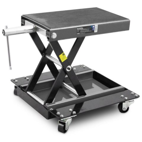 Mobilny podnośnik motocyklowy nożycowy do 500kg grafitowy