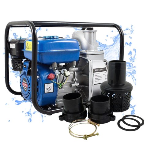 Motopompa 6.5km 60m³/h benzyna 196cm³ do budowy i rolnictwa