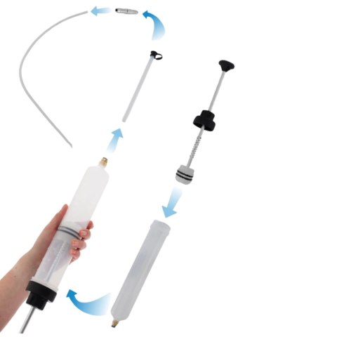 Odsysarka ręczna do płynów Odsysarka do oleju 500 ml Strzykawka pompka
