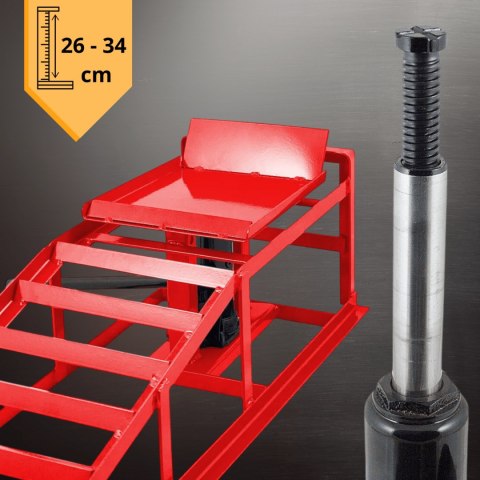 Podnośnik hydrauliczny rampy 2x 2000 kg regulowane auto serwis warsztat