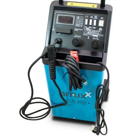 Prostownik akumulatorowy 12/24v bituxx rozruch 240a booster 35a