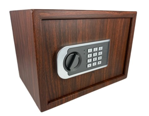 Sejf biurowy domowy imitujący drewno