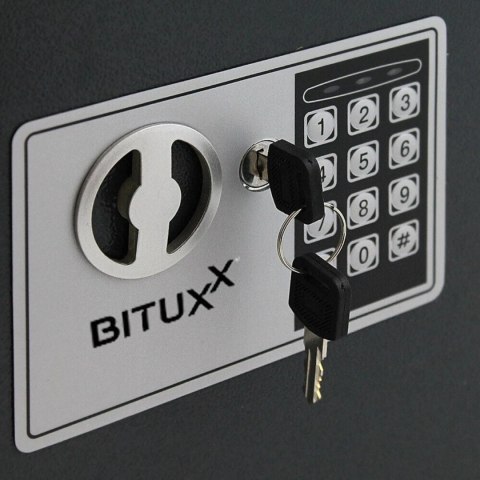 Sejf na klucze 48 haczyzków elektroniczny zamek kodowy solidny czarny