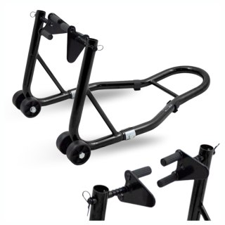 Stojak motocyklowy transportowy regulowany do serwisu i garażu 250 kg