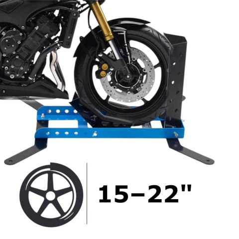 Stojak transportowy do motocykla bituxx 450 kg uchwyt stalowy 15-22"