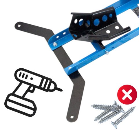 Stojak transportowy do motocykla bituxx 450 kg uchwyt stalowy 15-22"