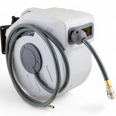 Wąż pneumatyczny na zwijaku automatyczny bęben 20m 1/4" do kompresora