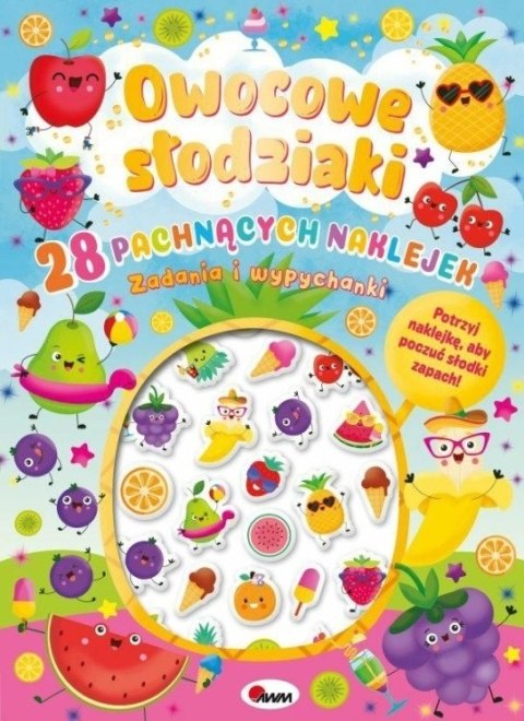 28 PACHNĄCYCH NAKLEJEK OWOCOWE