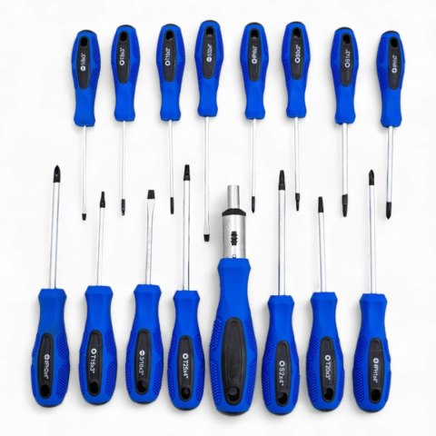 Zestaw wkrętaków i bitów 100 el. Torx PH PZ SL Hex z grzechotką magnetyczne