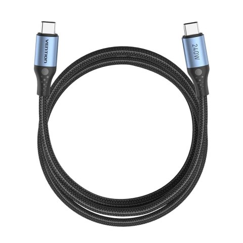 Kabel USB-C do USB-C Vention USB 2.0 5A 240W 1.5m czarny