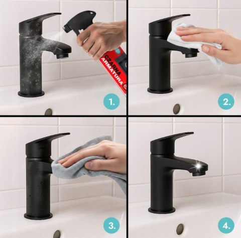 Płyn do czyszczenia czarnej armatury Frischer 0,5l